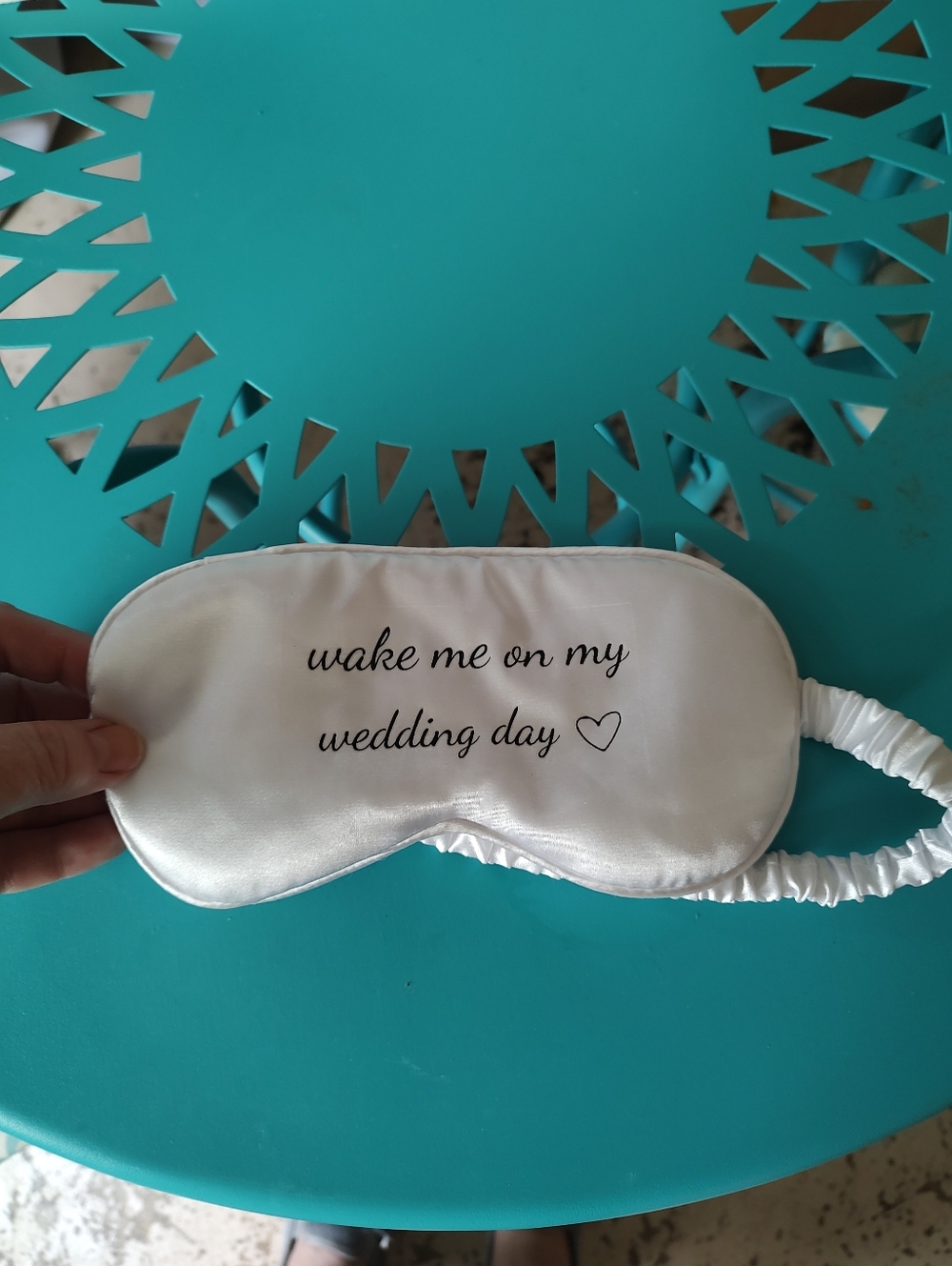 Silk Bridal Sleep Mask